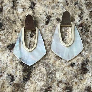 Kendra Scott Mother of Pearl Earrings